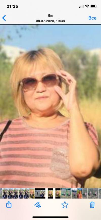 Saule 63 ans Almaty Kazakhstan